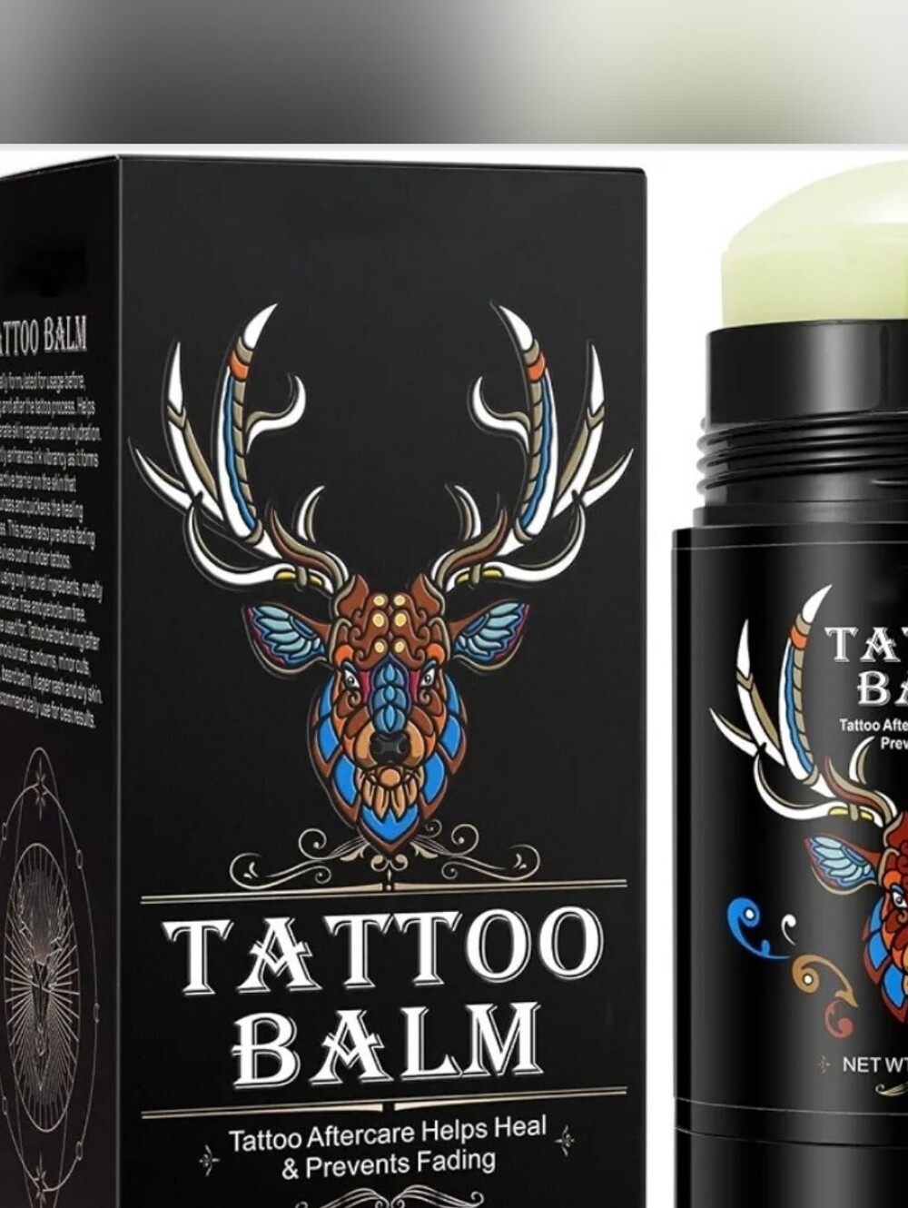 Tattoo Aftercare Butter Balm, 2.6 oz, Tattoo Moisturizer Healing & Brightener